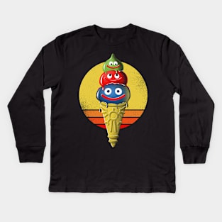 Slime Scoops Kids Long Sleeve T-Shirt